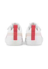Buty sportowe dziecięce Puma Rickie AC. Kolor: biały, wielokolorowy, różowy. Materiał: skóra, syntetyk. Szerokość cholewki: normalna