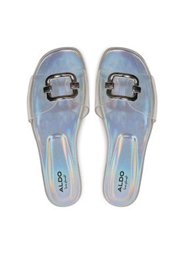 Aldo Klapki Jellyicious 13744777 Niebieski. Kolor: niebieski. Materiał: skóra