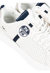 North Sails Sneakersy | TW-01 PREMIUM-007 | Mężczyzna | Biały. Kolor: biały. Materiał: skóra. Wzór: aplikacja #5