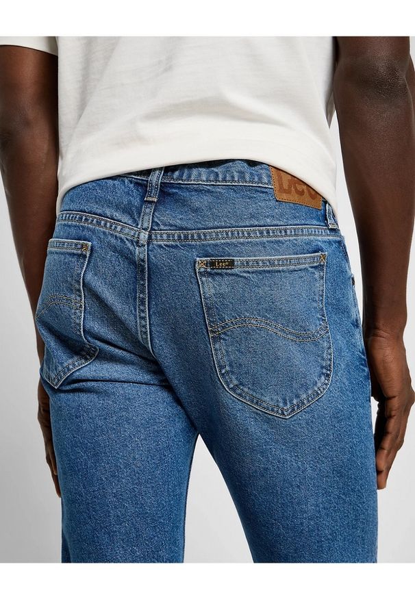 Lee - LEE MĘSKIE SPODNIE JEANSOWE RIDER GROUNDWATER 112358988 L701008583