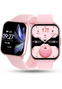 Rubicon - Zegarek Damski SMARTWATCH RUBICON różowy. Rodzaj zegarka: smartwatch. Kolor: różowy