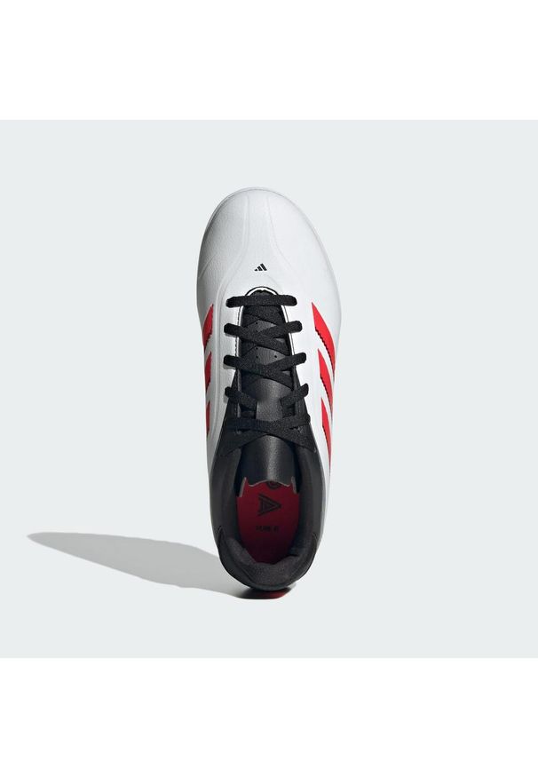 Adidas - Buty Copa Pure 3 Club TF Kids. Kolor: biały, czerwony, wielokolorowy, czarny. Materiał: materiał