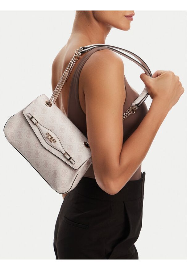 Guess Torebka Katya HWSG96 52210 Różowy. Kolor: różowy. Materiał: skórzane