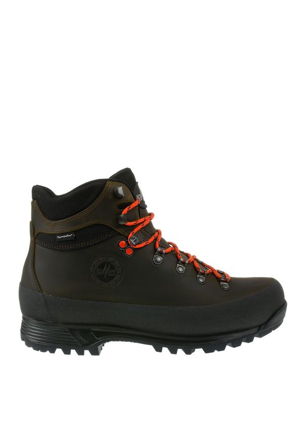 Buty trekkingowe męskie LOMER Bormio Pro Stx wysokie ze skory nubukowej. Kolor: czarny, zielony, wielokolorowy. Materiał: nubuk