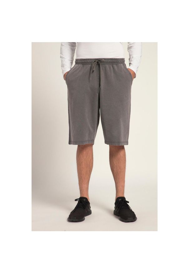 JAY-PI - Męskie Spodnie dresowe FLEXNAMIC® odzież aktywna futbol amerykański. Kolekcja: plus size. Kolor: szary. Materiał: materiał, bawełna. Sport: piłka nożna