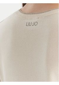 Liu Jo Sweter MF5226 MS49I Écru Regular Fit. Materiał: syntetyk #4