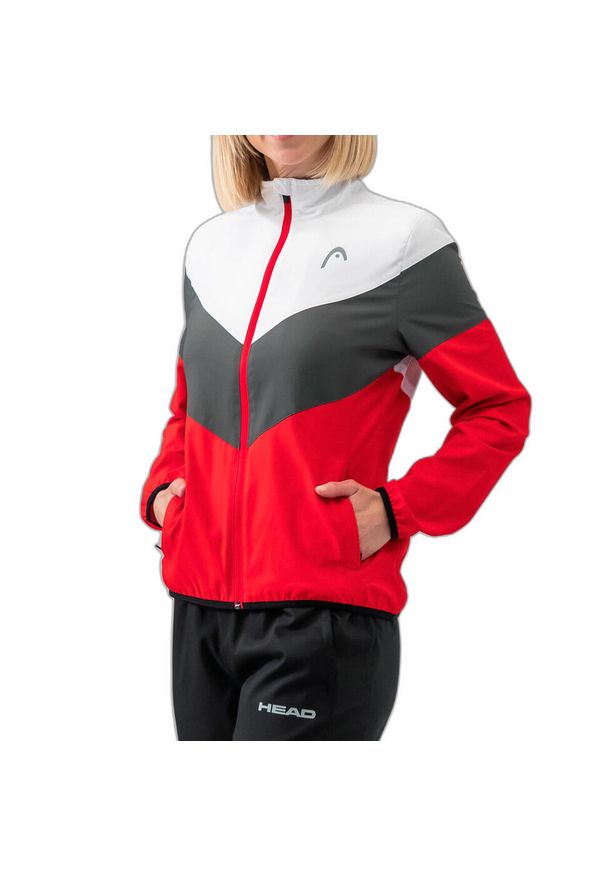 Head - Kurtka damska CLUB 22. Kolor: czerwony. Sport: fitness, tenis