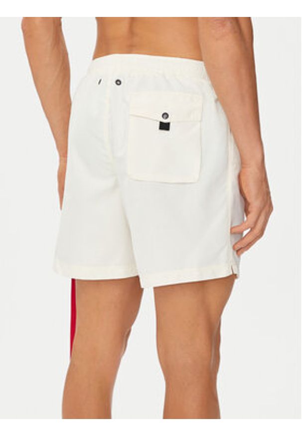 Aeronautica Militare Szorty kąpielowe 241BW219CT2967 Écru Regular Fit. Kolor: kremowy. Materiał: syntetyk