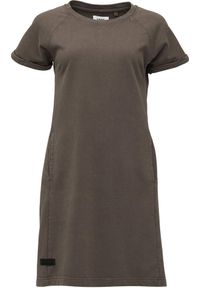 ZSPORT - Sukienka Denda Gry XL dla Kobiet - Wygodna i Elegancka. Kolor: szary. Materiał: bawełna. Typ sukienki: sportowe. Styl: elegancki