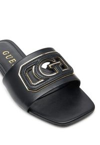 Guess Klapki FLJTAR LEA19 Czarny. Kolor: czarny. Materiał: skóra