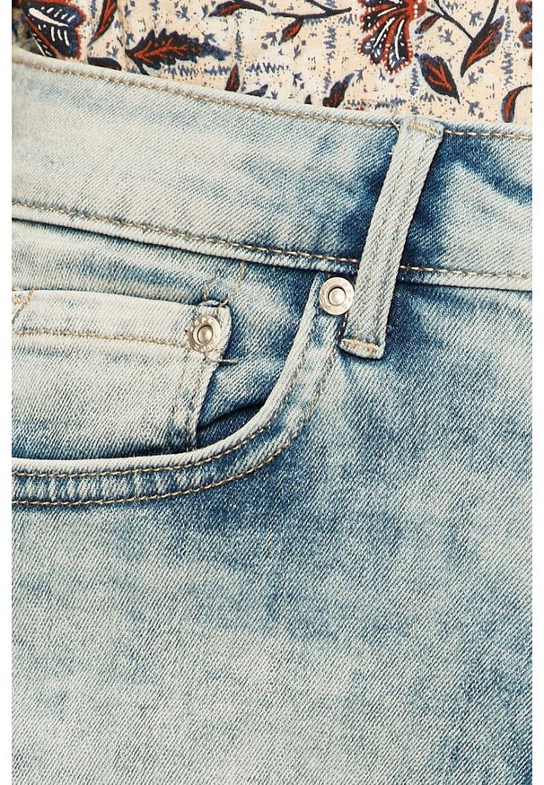 Pepe Jeans - Szorty Mary. Stan: podwyższony. Kolor: niebieski. Materiał: denim