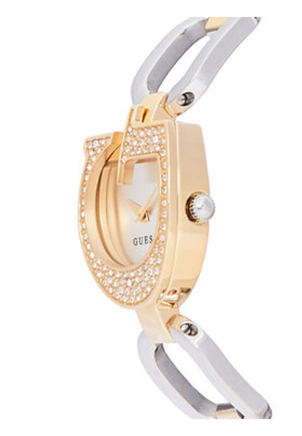 Guess Zegarek Gia GW0683L6 Srebrny. Kolor: srebrny