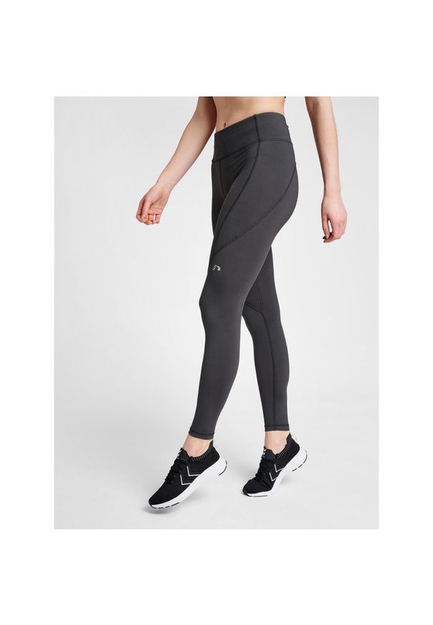 NewLine - Długie legginsy damskie Newline Hw. Kolor: szary. Długość: długie