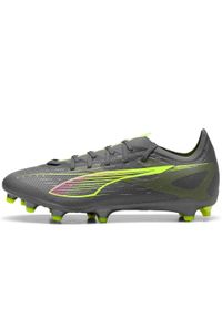 Buty Piłkarskie Puma Ultra 5 Match Fg/Ag Dorosłych. Kolor: wielokolorowy, szary, zielony. Sport: piłka nożna