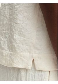 Marella Top Apogeo 2613161045 Écru Regular Fit. Kolor: kremowy. Materiał: acetat #3