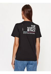 The North Face T-Shirt Foundation Graphic NF0A86XN Czarny Regular Fit. Kolor: czarny. Materiał: bawełna, syntetyk #4