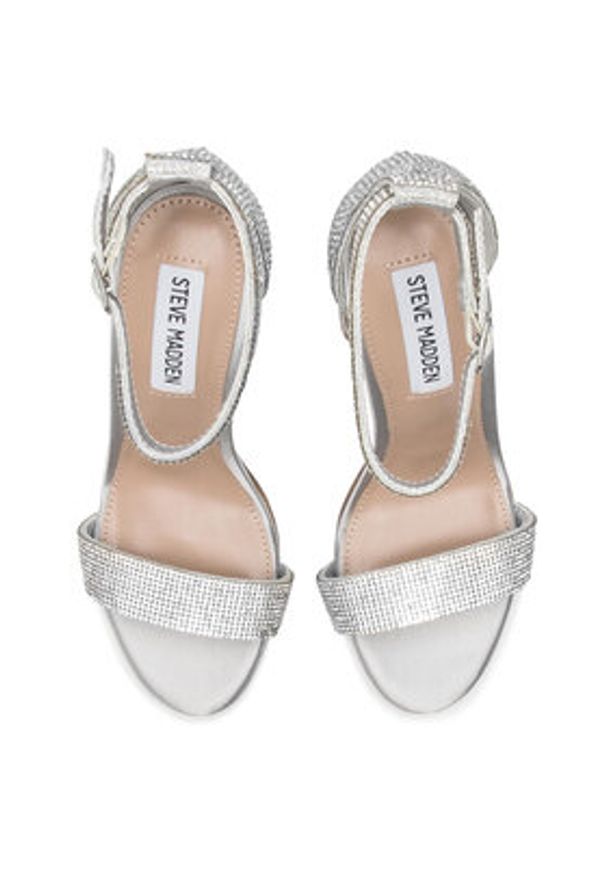 Steve Madden Sandały Carrson-R SM11000371-02003-968 Srebrny. Kolor: srebrny