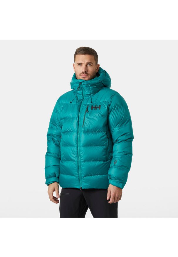 Kurtka puchowa Helly Hansen Odin Polar. Kolor: zielony. Materiał: polar, puch. Sport: turystyka piesza