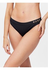 Roxy Dół od bikini ERJX404567 Czarny. Kolor: czarny. Materiał: syntetyk