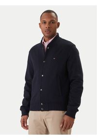 TOMMY HILFIGER - Tommy Hilfiger Kurtka bomber Essential MW0MW42470 Granatowy Regular Fit. Kolor: niebieski. Materiał: bawełna #1