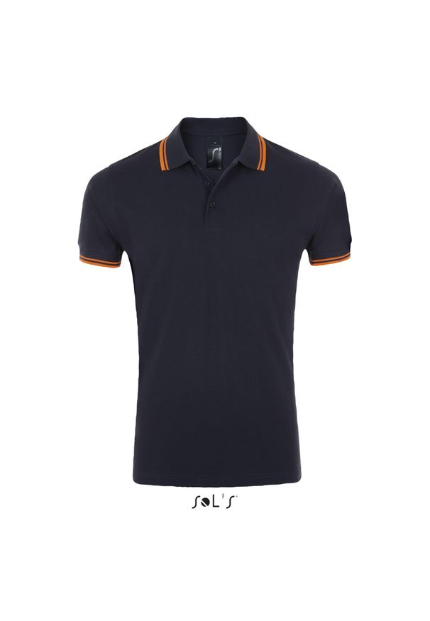 SOL'S - Polo Sol's Pasadena. Typ kołnierza: polo. Kolor: wielokolorowy, niebieski, pomarańczowy. Styl: elegancki