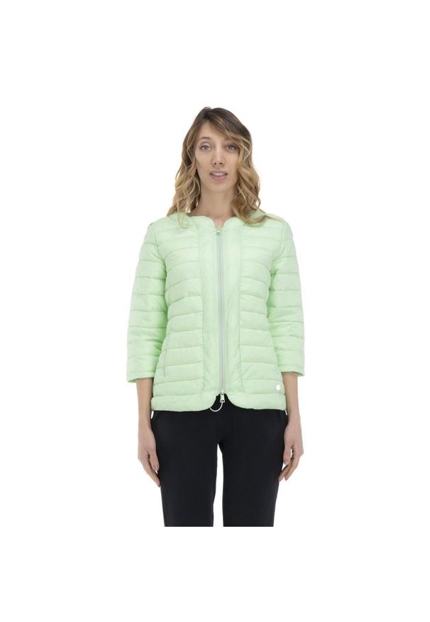 LEONE 1947 APPAREL - Podstawowa kurtka damska. Kolor: zielony. Materiał: tkanina. Sport: turystyka piesza