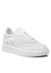 Fabi Sneakersy FU0261 Biały. Kolor: biały. Materiał: skóra