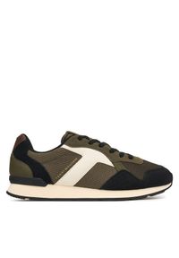 TOMMY HILFIGER - Tommy Hilfiger Sneakersy Core Mix Rummer FM0FM06001 Zielony. Kolor: zielony. Materiał: materiał #1