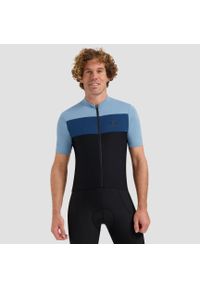 ROGELLI - Koszulka rowerowa męska Rogelli Core Block. Kolor: czarny. Sport: kolarstwo #1