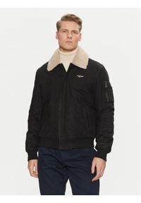 Aeronautica Militare Kurtka z imitacji skóry 242PN948PL248 Czarny Regular Fit. Kolor: czarny. Materiał: skóra #1