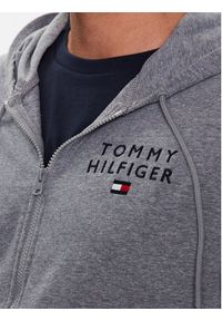 TOMMY HILFIGER - Tommy Hilfiger Bluza UM0UM02879 Szary Regular Fit. Kolor: szary. Materiał: syntetyk