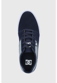 DC - Dc - Tenisówki. Nosek buta: okrągły. Zapięcie: sznurówki. Kolor: niebieski. Materiał: guma #2