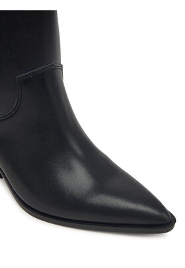 Pepe Jeans Kowbojki Gina Western W PLS500017 Czarny. Kolor: czarny. Materiał: skóra