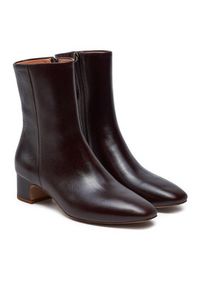 Balagan Botki BALAGAN-STAV CIEMNY BRĄZ Brązowy. Kolor: brązowy. Materiał: skóra #2