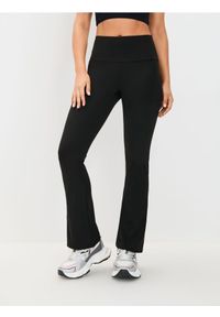 Sinsay - Legginsy flare GYM HARD - czarny. Kolor: czarny