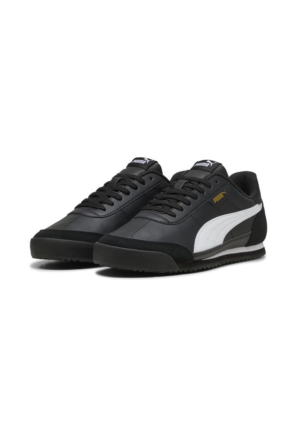 Puma - Sneakersy unisex PUMA Turino II OG PUMA Black White Gold. Kolor: czarny, biały, wielokolorowy, żółty