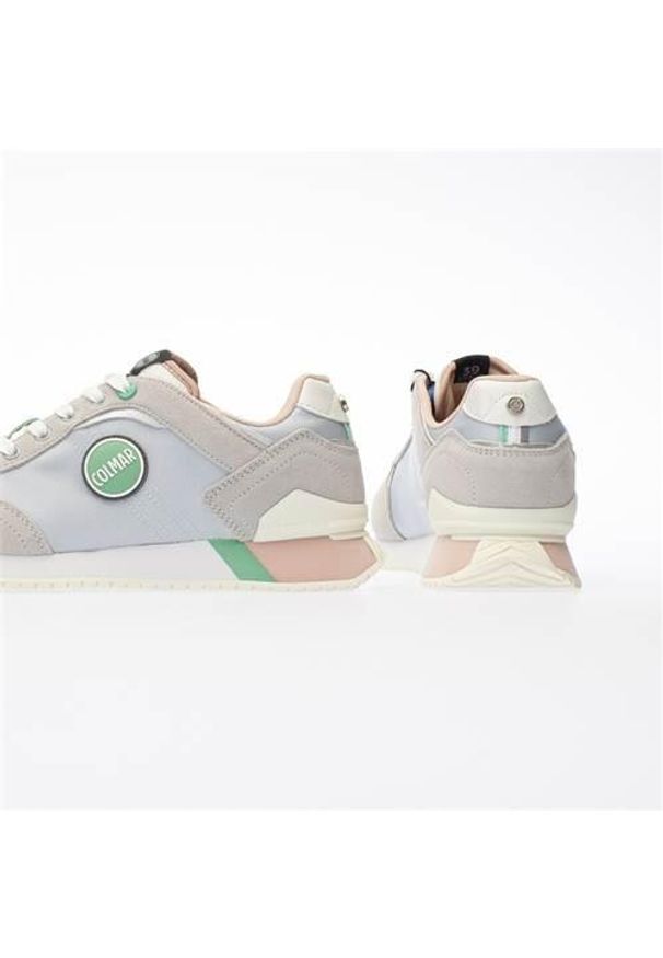 Buty do chodzenia damskie Colmar Travis Plus. Zapięcie: sznurówki. Kolor: wielokolorowy, szary. Materiał: guma, skóra, tkanina, zamsz, materiał, syntetyk. Szerokość cholewki: normalna. Sport: turystyka piesza