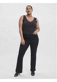 Vero Moda Curve Spodnie materiałowe 10256477 Czarny Regular Fit. Kolor: czarny. Materiał: syntetyk #5