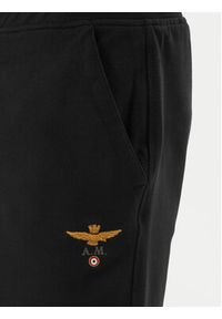Aeronautica Militare Szorty sportowe 261BF0032UF00674 Czarny Regular Fit. Kolor: czarny. Materiał: bawełna. Styl: sportowy #4