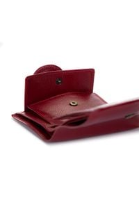 Wittchen - Damski portfel skórzany z elegancką napą. Kolor: czerwony. Materiał: skóra #4