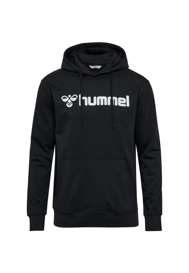 Bluza z kapturem Hummel Go 2.0 Logo. Typ kołnierza: kaptur. Kolor: czarny. Materiał: materiał. Sport: fitness