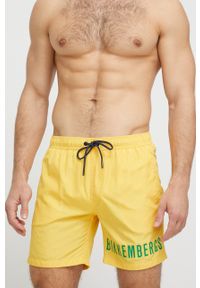 Bikkembergs szorty kąpielowe kolor żółty. Kolor: żółty #1