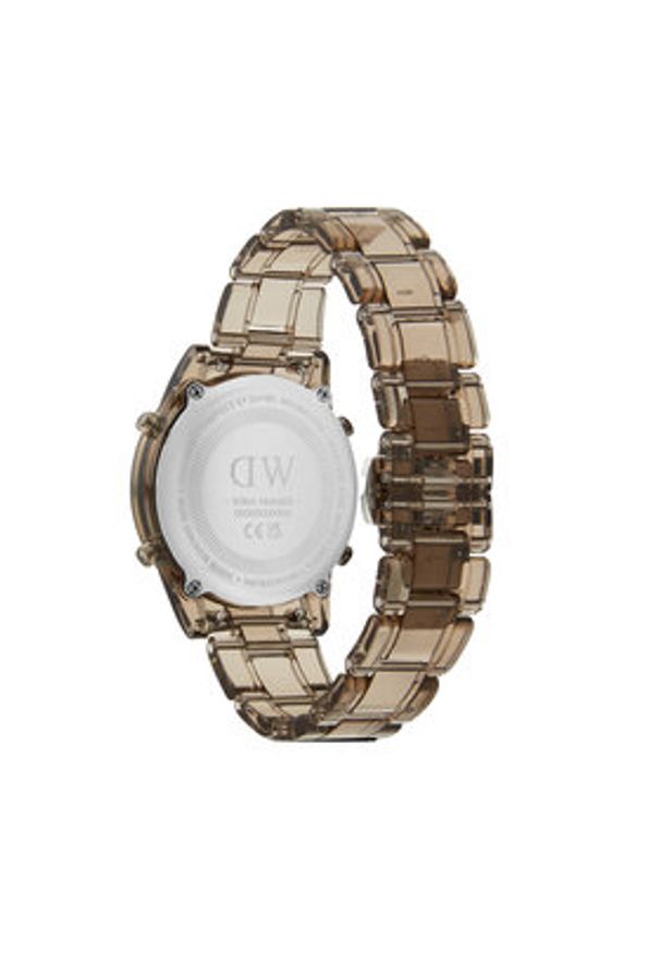 Daniel Wellington Zegarek DW00100761 Brązowy. Kolor: brązowy