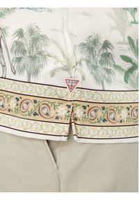 Guess Koszula M6YH88 W3424 Beżowy Regular Fit. Kolor: beżowy. Materiał: syntetyk #4