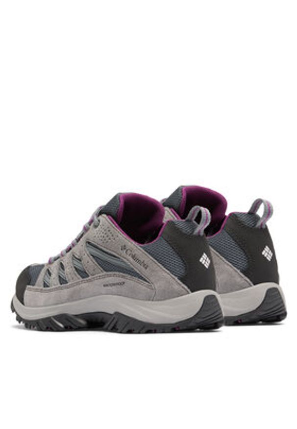 columbia - Columbia Trekkingi Crestwood™ Waterproof 2099881 Szary. Kolor: szary. Materiał: zamsz, skóra