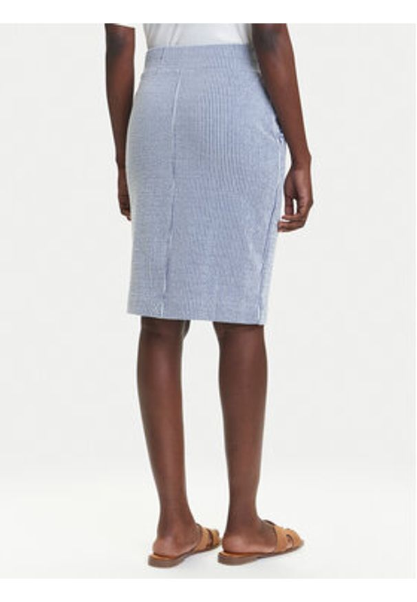 Olsen Spódnica ołówkowa 16001511 Niebieski Slim Fit. Kolor: niebieski. Materiał: bawełna, syntetyk