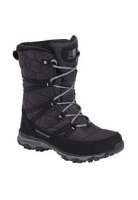 Buty zimowe damskie Karrimor Polar Quilt. Kolor: czarny. Materiał: polar. Sezon: zima. Sport: turystyka piesza