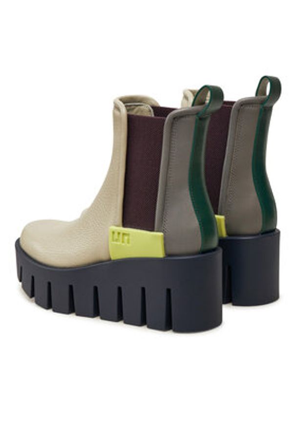 United Nude Botki Grip Chelsea Lo III 10869846192 Kolorowy. Materiał: skóra. Wzór: kolorowy