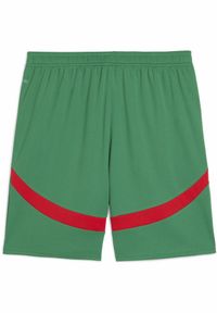 Puma - Męskie szorty Maroko 2025 PUMA Archive Green Red. Kolor: czerwony, zielony, wielokolorowy