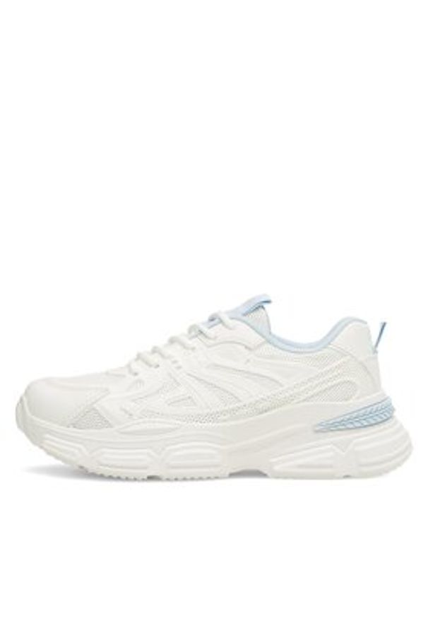 DeeZee Sneakersy WFA2549-1 Biały. Kolor: biały. Materiał: materiał